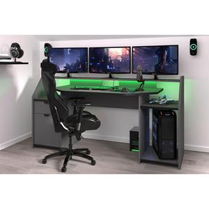 parisot bureau Set up - donkergrijs - 92x180x68 cm