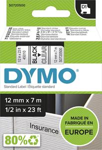 Dymo D1 tape S0720500 (45010) 12mm x 7m