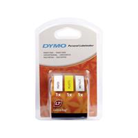 DYMO LetraTag assorted 3 pack