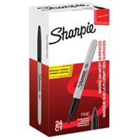 Sharpie Viltstift  rond 1.0mm F valuepack á 20+4 gratis zwart