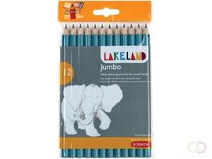 Lakeland grafietpotlood Jumbo HB, pak van 12 stuks