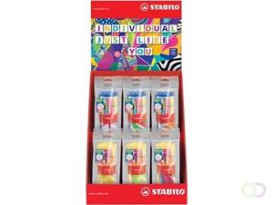 Stabilo fineliner Point 88 + viltstift Pen 68, Individual Just Like You, display van 12 x 25 stuks