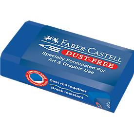 FABER-CASTELL Kunststoff-Radierer DUST-FREE, blau