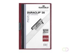 DURABLE Klemmhefter DURACLIP ORIGINAL 30, DIN A4, aubergine