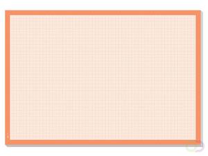 sigel Graph Schreibunterlage Weiß, Orange (B x H) 595mm x 410mm