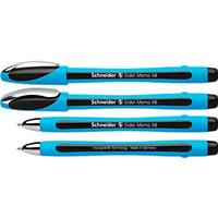 Schneider 10 Kugelschreiber Slider Memo Schreibfarbe blau 150203