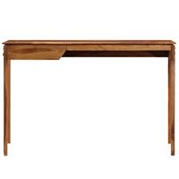 vidaXL Schreibtisch 118 x 50 x 76 cm Massivholz Braun
