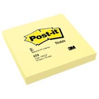 Notes 76 x 76 mm geel (pak 12 x 100 vel)