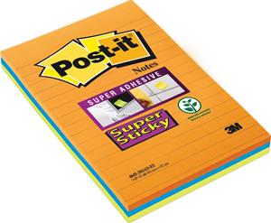 Post-it Haftnotizen Super Sticky Notes, 102 x 152 mm