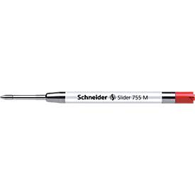 Navulling groot formaat SCHNEIDER Slider 755, lijndikte M, rood, 10 stuks