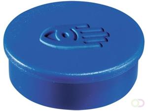 LegaMaster Magneet rond 35 mm. magneetsterkte 2500 gram. blauw (pak 10 stuks)