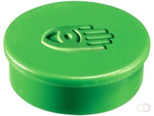 LegaMaster Magneet rond 35 mm. magneetsterkte 2500 gram. groen (pak 10 stuks)