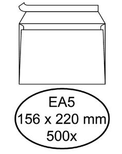 Hermes Envelop  bank EA5 156x220mm zelfklevend wit 500stuks