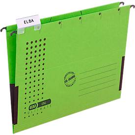 ELBA chic ULTIMATE hangmap, voor formaten tot A4, kunststof, 25 stuks, groen
