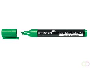 LegaMaster Presentatiemarker TZ 41 één kleur groen, doos met 10 markers