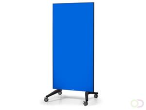 LegaMaster Mobiel glassboard dubbelzijdig - 90 x 175 cm - Blauw