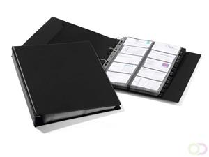 Durable Visitenkartenringbuch ECONOMY schwarz A4 f.400 St