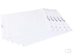 LegaMaster Flipoverpapier ruitjes, 20 vel