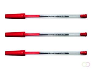 Quantore 50x  balpen met dop rood medium