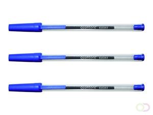 Quantore 50x  balpen met dop blauw medium