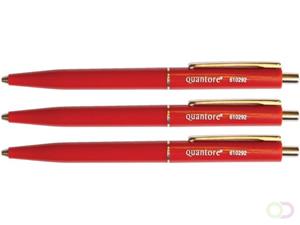 Quantore 50x Navulbare  balpen rood medium