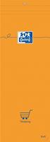 Oxford Notizblock, 74 x 105 mm, kariert, 80 Blatt, orange