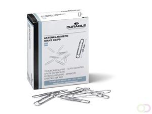 Durable Paperclips 50 mm verzinkt pak van 100, zink