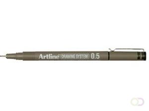 Artline Fineliner  zwart 0.5mm