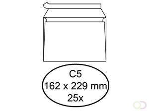 Quantore Envelop  bank C5 162x229mm zelfklevend wit 25stuks