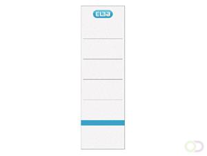 Elba Rugetiket  clic 59x190mm zelfklevend wit/blauw