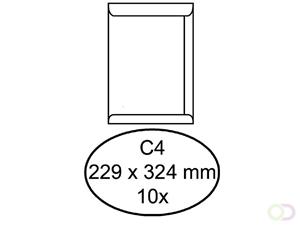 Quantore Envelop  akte C4 229x324mm zelfklevend wit 10stuks