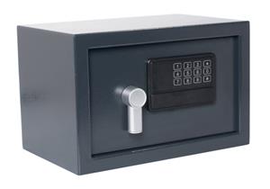 Kluis  310x220x200mm elektronisch donkergrijs