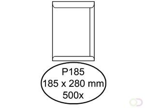 Quantore Envelop  akte P185 185x280mm wit 500stuks