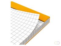 Oxford Notizblock, 210 x 315, kariert, 80 Blatt, orange