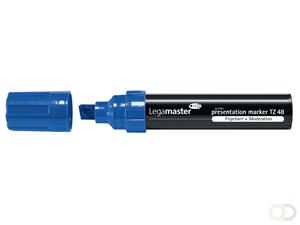 LegaMaster Presentatiemarker JUMBO TZ 48 één kleur blauw, doos met 10 markers