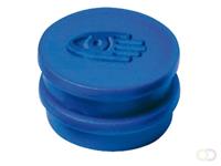 LegaMaster Magneet rond 30 mm. magneetsterkte 850 gram. blauw (pak 10 stuks)