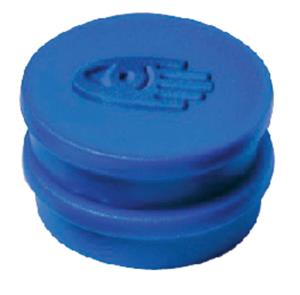 LegaMaster Magneet rond 30 mm. magneetsterkte 850 gram. blauw (pak 10 stuks)