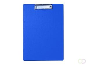 Schrijfplaat A4 , bekleed met folie, blauw