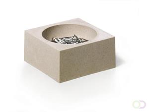 Durable PAPERCLIP BOX CUBO eco beige