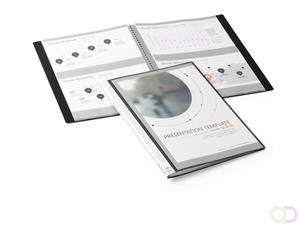 DURABLE Sichtbuch DURALOOK Plus, mit 10 Sichthüllen, schwarz