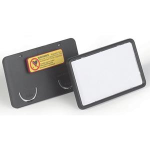 DURABLE Namensschild Clip-Card, mit Magnet, 75 x 40 mm
