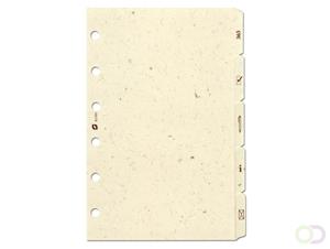 Mini 5 Tabkaarten Symbolen, Papier, Crème