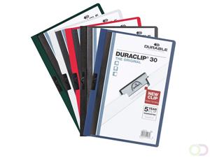 Durable Klemmhefter Duraclip 30 A4 farbig sortiert für 30 Blatt 5 Stück