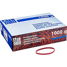 Alco Gummibänder 759 5 x 100mm rot 1kg Ø ca 62mm