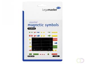 Legamaster Magnetisch symbool assorti 10mm zwart