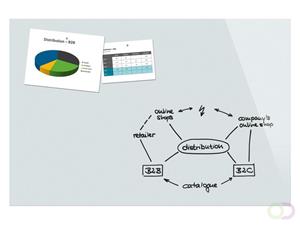 Dynamic24 Be!Board Glas Magnettafel Whiteboard rein-weiß