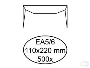 Quantore Envelop  bank EA5/6 110x220mm wit 500 stuks