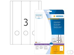 HERMA Ordnerrücken-Etiketten SPECIAL, 297,0 x 59,0 mm, weiß