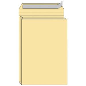 Envelop  monsterzak 230x350x38mm zelfkl creme 125st