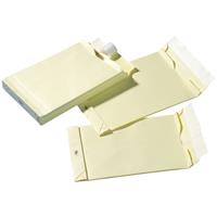 Envelop  monsterzak 185x280x38mm zelfkl creme 125st